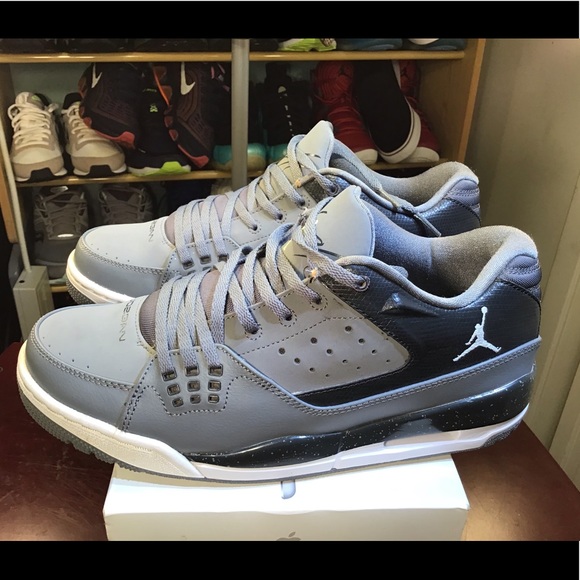 RARE 2013 Nike Jordan Flight Club Mens Basketball Shoes Grey Sneakers 599929-005 - Picture 5 of 16